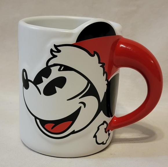 NEW Disney Mickey Mouse Santa hat Hallmark coffee mug - Picture 2 of 9